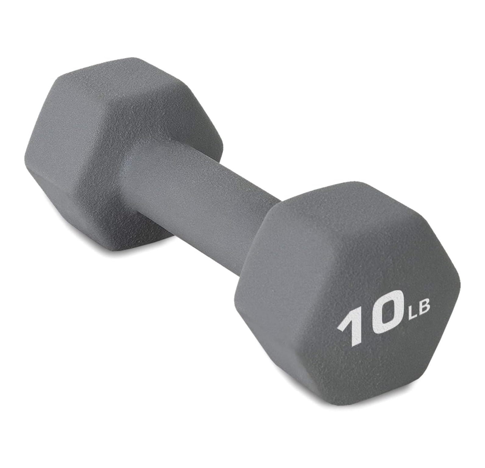 10LB Set of 2 Hex Dumbbells Rubber Coated Cast Iron Hex Black Dumbbell Free Weights for Exercises Neoprene Dumbbell Hand Weights Anti-Slip Anti-roll Hex Shape Colorful 10Lbs Pair