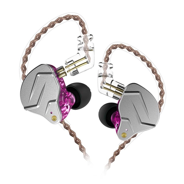 KZ ZSN Pro Ear In Monitor sin micrófono HIFI Bass Audífonos Audífonos ( ) Púrpura