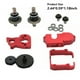 thumbnail image 5 of Vogacara Kit de engranajes de montaje de diferenciales de coche RC, rodamiento de soporte de batería, modelo 1:14, piezas de mejora de vehículo, Kits de construcción modelo Rojo Vogacara FN010017-01, 5 of 6