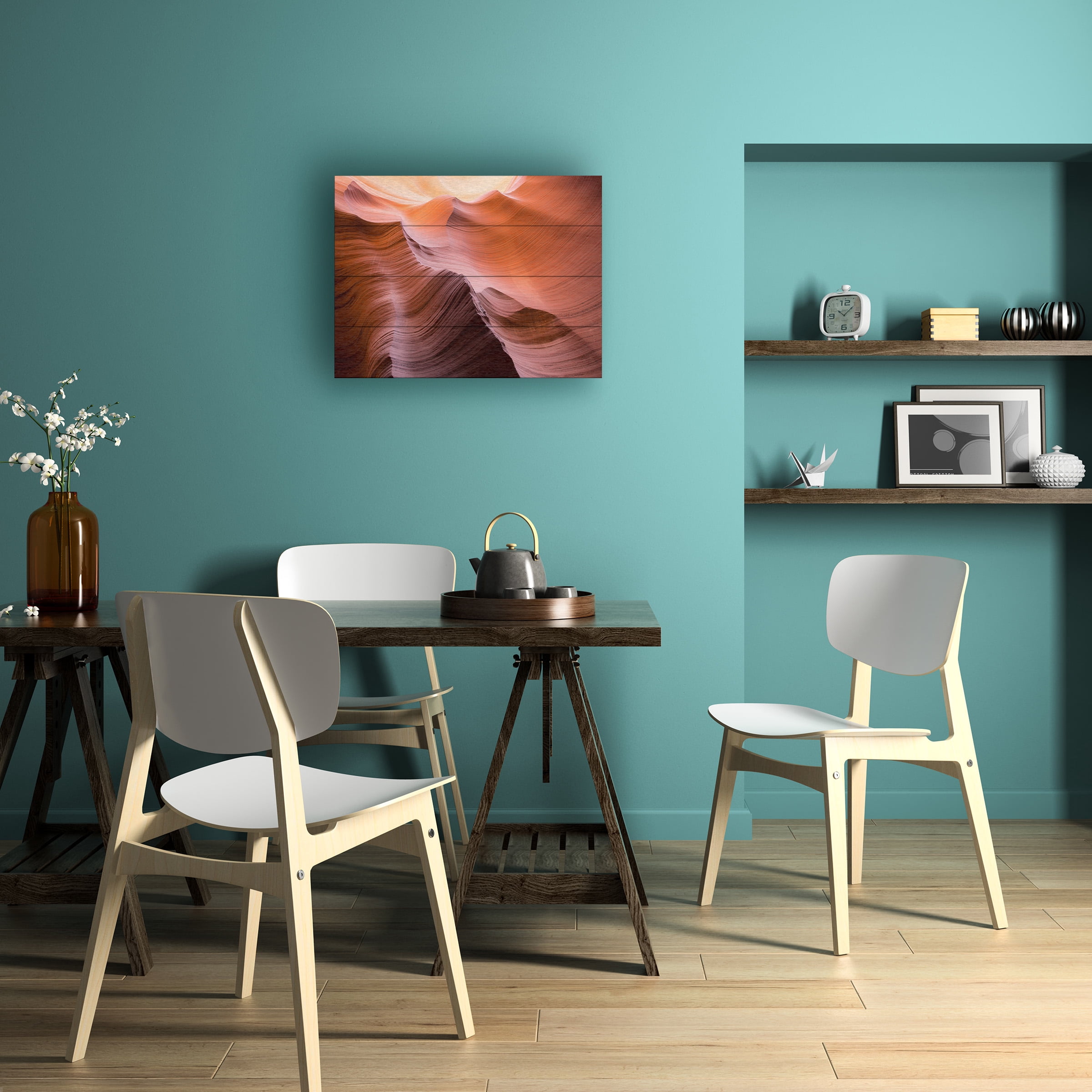 Trademark Fine Art 'Smooth II' Wooden Wall Art Art by Moises Levy