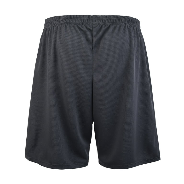 247 Frenzy Men's Essentials Knocker Performance Shorts - Dark Grey 