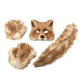 thumbnail image 4 of Conjunto de disfraz de cosplay, cómodo disfraz de peluche con forma de animal para regalar en fiestas. Caqui, 4 of 9