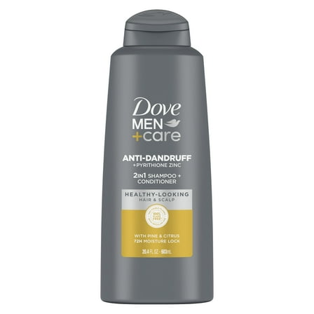 Dove Men Care Anti-Dandruff 2-in-1 Shampoo   Conditioner Pine & Citrus, 20.4 oz