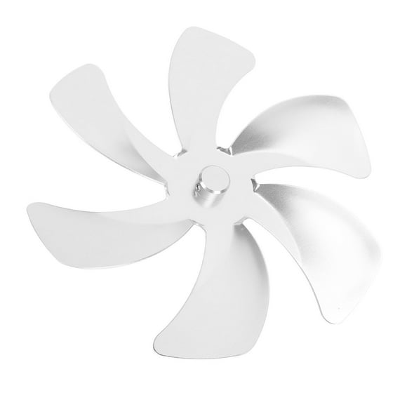 Aspa del Ventilador de la Estufa, Aleación de Aluminio Fácil de Instalar Aspa del Ventilador de la Estufa de Metal Ligero Mejora la Circulación del Aire Caliente sin Batería 6
