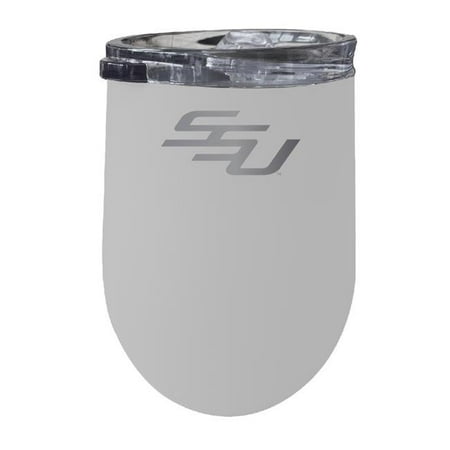 

R & R Imports ITWE-C-SSU20W Savannah State University 12 oz Insulated Wine Stainless Steel Tumbler White