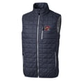 thumbnail image 2 of Men's Cutter & Buck Heather Navy Portland Sea Dogs Rainier PrimaLoft Eco Insulated Full-Zip Puffer Vest, 2 of 3