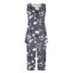 thumbnail image 2 of Conjunto de Verano para las Mujeres Casual Impreso sin Mangas Cuello Redondo Y Pantalones Recortados de Dos Piezas, 2 of 6