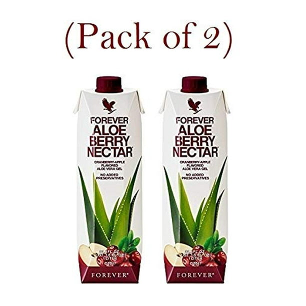toxiciteit Scully goud 2 X Forever Living Aloe Berry Nectar Juice 33.8oz Each Delicious Drink 91% Aloe  Vera Inner Leaf Gel - Walmart.com