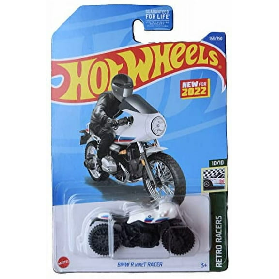 Hot Wheels BMW R NineT Racer (White) 2022 Retro Racers
