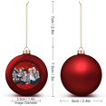 thumbnail image 2 of My Hero Academia Christmas Balls Sparkling Christmas Tree Hanging Ornaments Party Home Decor Xmas Christmas Gifts, 2 of 8