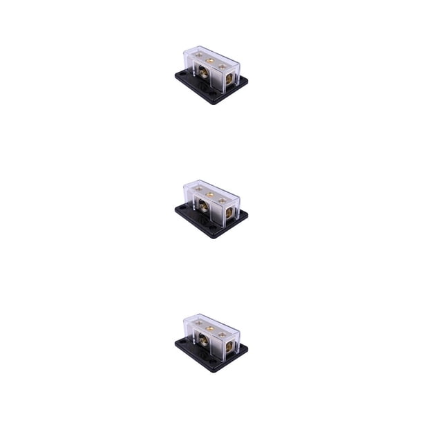 sweethay Audio Amplifier Splitter Distribution Block Power Ground Devices Distributor Wear-resistant Boxes Cable Stereo Electric Type1 NO1