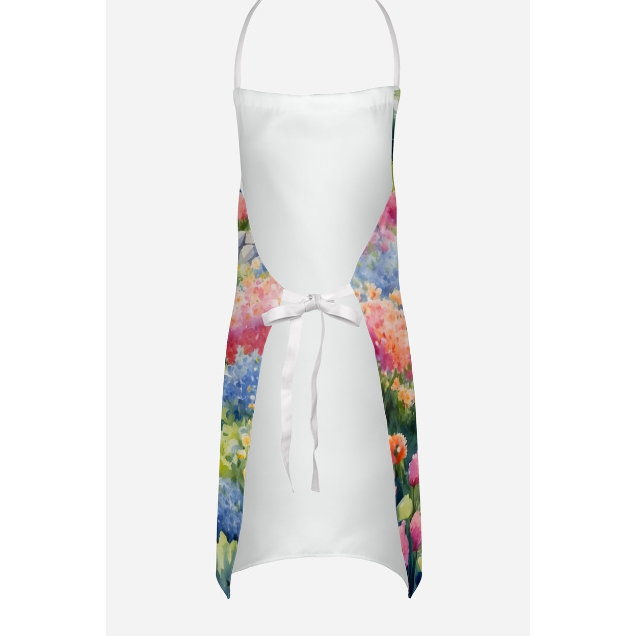 Samoyed Spring Path Apron 27 in x 30 in
