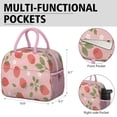 thumbnail image 6 of Insulated Lunch Tote Lunch Box for Women Men,Strawberry (109)-new_28 Reusable Insulated Lunch Tote Small Leakproof Cute Lunch Cooler with for Work Picnic Camping, 6 of 7