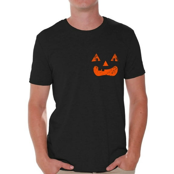 Awkward Styles Jack-O'-Lantern Tshirt Men's Halloween Shirt Spooky Gifts for Halloween Jack-O'-Lantern Pumpkin T-Shirt Scary Halloween Outfit Halloween Pumpkin T-Shirt Halloween Shirts for Men