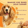 thumbnail image 4 of (2 pack) Jungle Calling Beef Tendons for Dogs, Chicken Wrapped Tendons Dog Chews Long Lasting Hip and Joint Supplement for Dogs with Glucosamine (Knotted Bone), 14 OZ, 4 of 9
