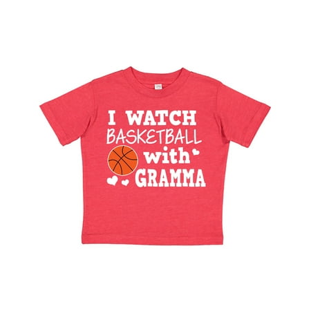 

Inktastic I Watch Basketball with Gramma Gift Toddler Boy Girl T-Shirt