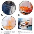 thumbnail image 3 of Designart "Asian Art modern Expression III" Abstract Collages Wall Art Living Room, 3 of 5