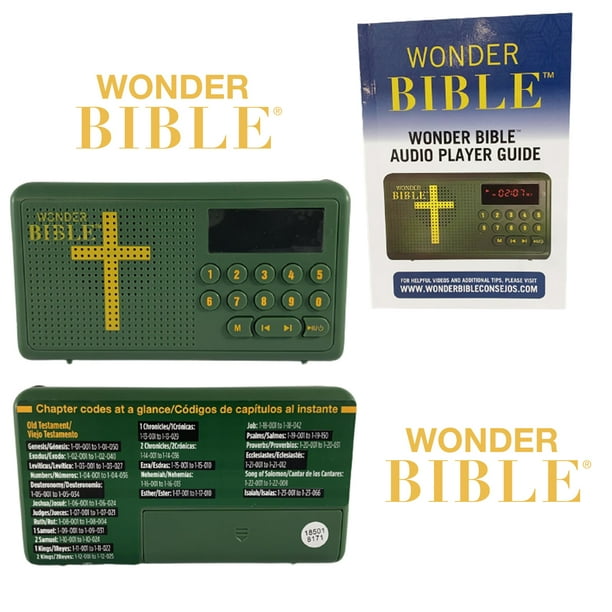 Wonder Bible Rechargeable Bible Audio Player Electronic Audio Book
