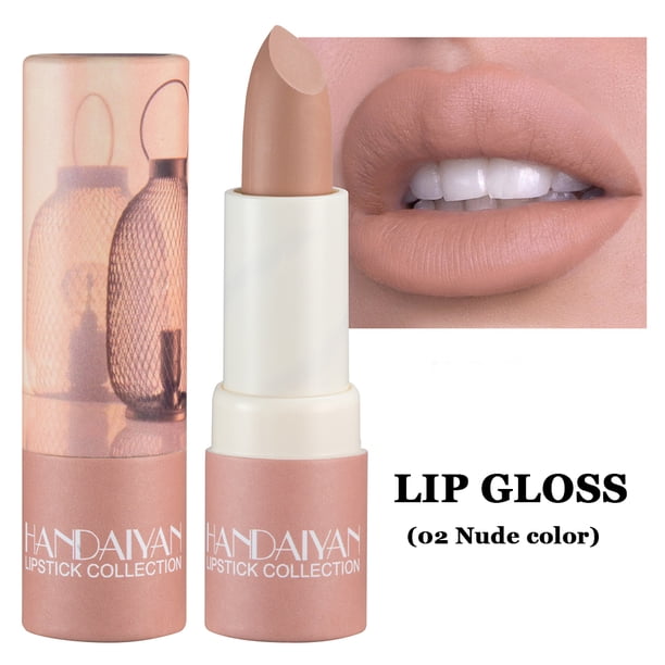 8 colores Lip Stain Impermeable Desnudo Mate Larga duración Sin secado Alto pigmentado