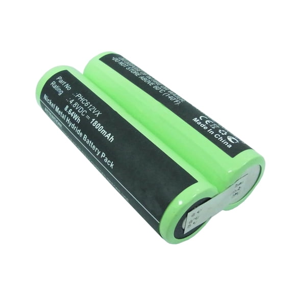 Batteries N Accessories BNA-WB-H6745 Vacuum Cleaner Battery - Ni-MH, 4.8V, 1800 mAh, Ultra High Capacity - Replacement for Philips FC6125 Battery