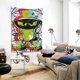thumbnail image 2 of Tapiz de Marvin el Marciano para dormitorio, estampado artístico para colgar en la pared, pósteres estéticos, tapices de fondo para sala de estar, dormitorio, regalo para fanáticos, 90 x 60 pulgadas, 2 of 8