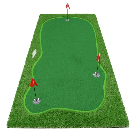 Golf Putting Green, Practice Putting Green Mat, Large Professional Golfing Training Mat for Indoor Outdoor (5x12ft)