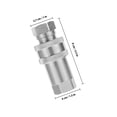 thumbnail image 2 of ADDHAT 1Jgo Conector Hidráulico De Acero Con Antipolvo Para Fácil Montaje En Equipos Agrícolas, 2 of 6