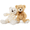 White, Brown, variant on MorisMos Teddy Bear Stuffed Animals, 20" Bulk Teddy Bears Plush