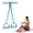 Blue, variant on Pedal Resistance Bands with Handles, 4 Tube Foot Pedal Exercise Band for Sit-Ups, Stretching, Arm, Waist & Leg Home Workouts