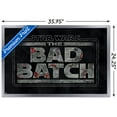 thumbnail image 3 of Star Wars: The Bad Batch - Logo Wall Poster, 22.375" x 34", Framed, 3 of 3