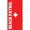 thumbnail image 2 of Beach Towel Oversize Bath Beach Pool Towels Cotton Velour Size 30x60, Beach Patrol, Size: One Size, 2 of 2