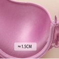 thumbnail image 6 of LLYwey Sports Bras for Women High Impact Women's Underwear Small Chest Push up Underwire Bra Lace Beautiful Back Bra Women's Plus Size Nylon Pullover Bra Style LW-312 Pinks M, 6 of 9
