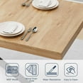 thumbnail image 4 of 55''-70.9'' Extendable Dining Room Table for 4 5 6 7 8 People, Wooden Rectangle Expandable Dining Table with Hidden Storage, Farmhouse Kitchen Table for Dining Room, Kitchens, Office (Oak)-Table Only, 4 of 9