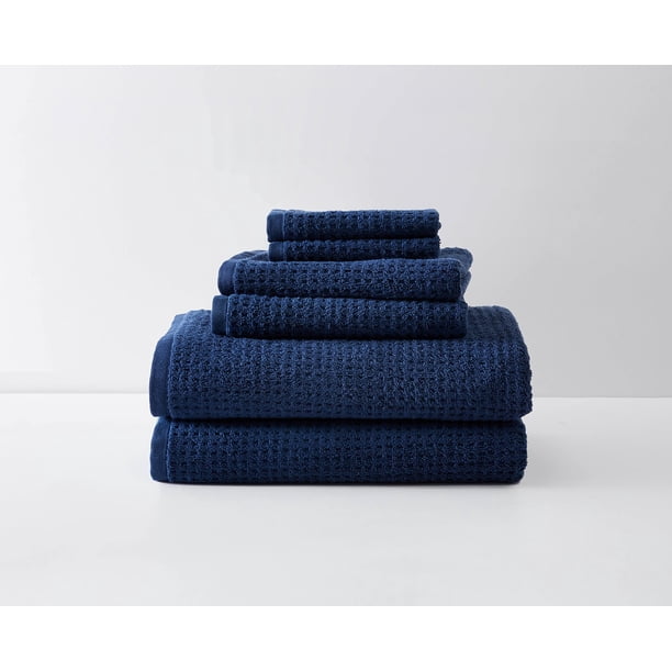 Juego de toallas de baño Tommy Bahama, algodón altamente absorbente, 6 piezas