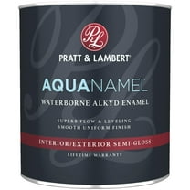 Pratt & Lambert Aquanamel Semi-Gloss Interior Paint - Easy to Clean - 1 Qt, Neutral Base