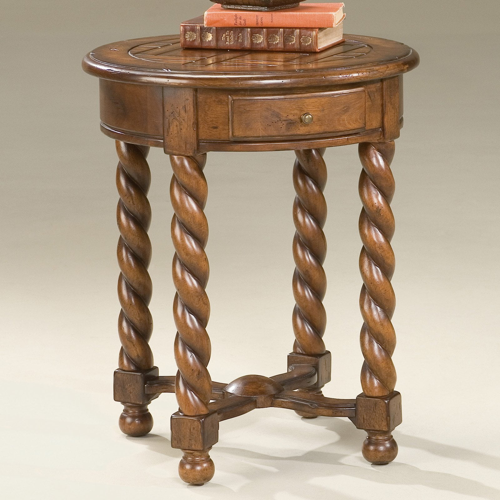 Butler Round Accent Table Castlewood