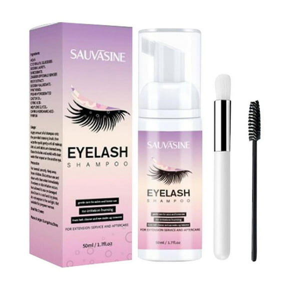Eyelash Extension Foaming Shampoo Lash Cleanser Brush Shampoo Kit Vegan