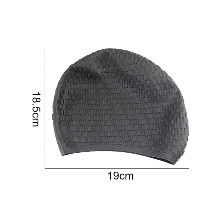 TOPLUS Ladies Long Hair Swimming Cap (with Ear Cover and Nose Clip