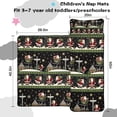 thumbnail image 5 of Black Christmas Santa Pattern Toddler Nap Mats for Kids Preschool,50"x20" Sleeping Mat Bag or Kids,Toddler Sleeping Bag,Toddler Nap Mat or Daycare, 5 of 6