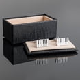 thumbnail image 3 of Cufflinks, diseño de teclado de piano para hombre, en color cobre, 3 of 3