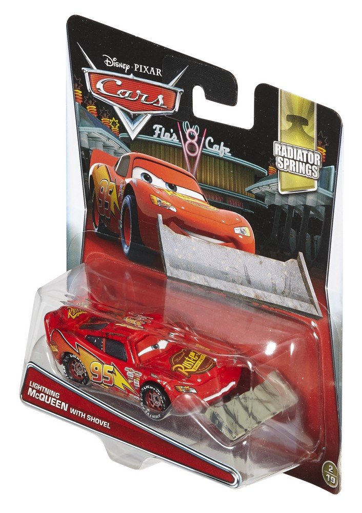 希少　AlIVE 1個　cars mattel マックィーン　ディズニー Disney Pixar Cars Lightning McQueen with Shovel Die-cast Vehicle