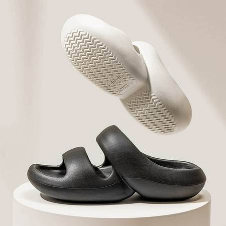 

Sandals Women Dressy Summer Womens Sandals Fashion Summer Wear Outdoor Couples Non-slip Wear-resistant Feces Sense Ladies Sandals And Slippers Black