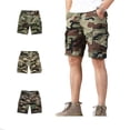 thumbnail image 2 of LYMAYTER TP-2TG Shorts Camo Homme Été Décontracté Coton Respirant pour Shorts Cargo avec Multi-Poches, 2 of 10