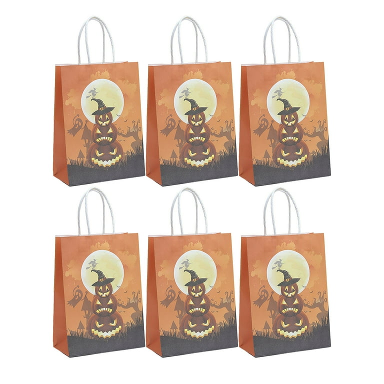 5-30pcs Craft Bags Kraft Paper Bags Wedding Party Favors Supplies Christmas  Bag Treat Candy Bag