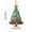 C, variant on Santa Christmas Tree Ornaments Rustic Glitter Santa Claus Nostalgic Retro Tree Decorations Hanging Plastic Vintage Christmas Decorations for Holiday Xmas Tree Decorations
