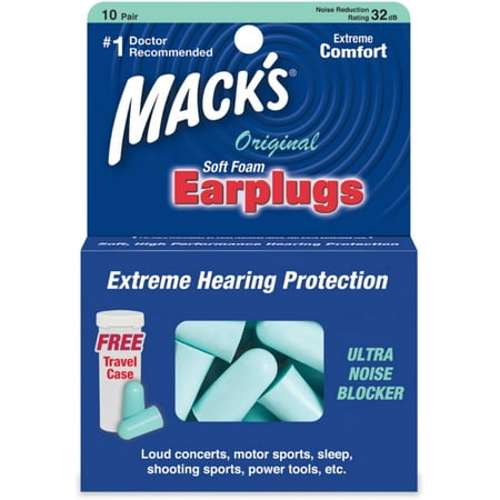 Mack's Ultra Soft Foam Earplugs, 10 pair