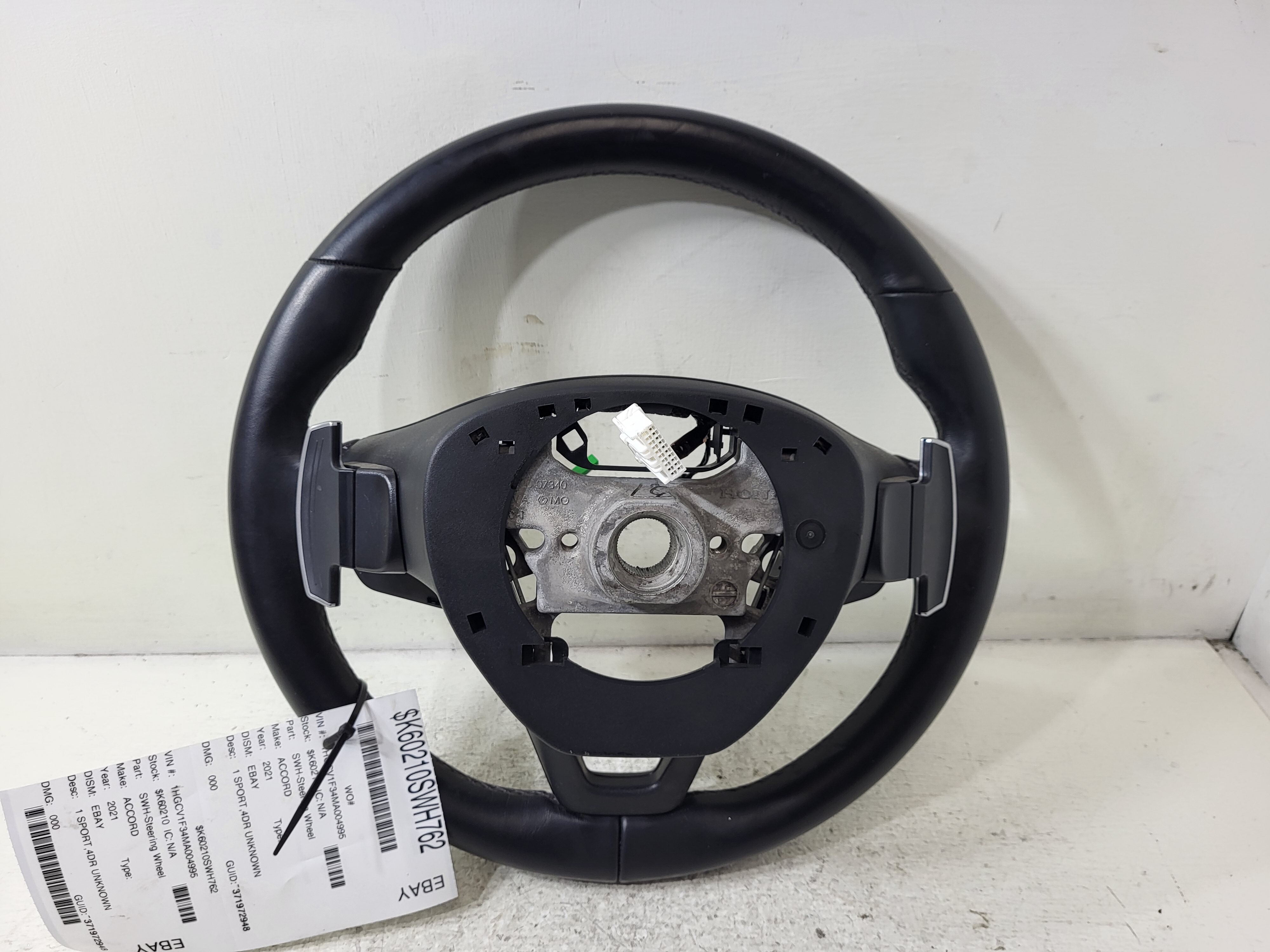 Pre-Owned 2021 Honda Accord Steering Wheel OEM LKQ - Verify Specific Vehicle Fitment In Description - (Good)