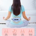 thumbnail image 6 of Heated Lumbar Massager, Heated Lumbar Massager For Menstrual Pain Relief, Hot Vibrating Heated Lumbar Belt, Precious Gifts For Girls Blue, 6 of 6