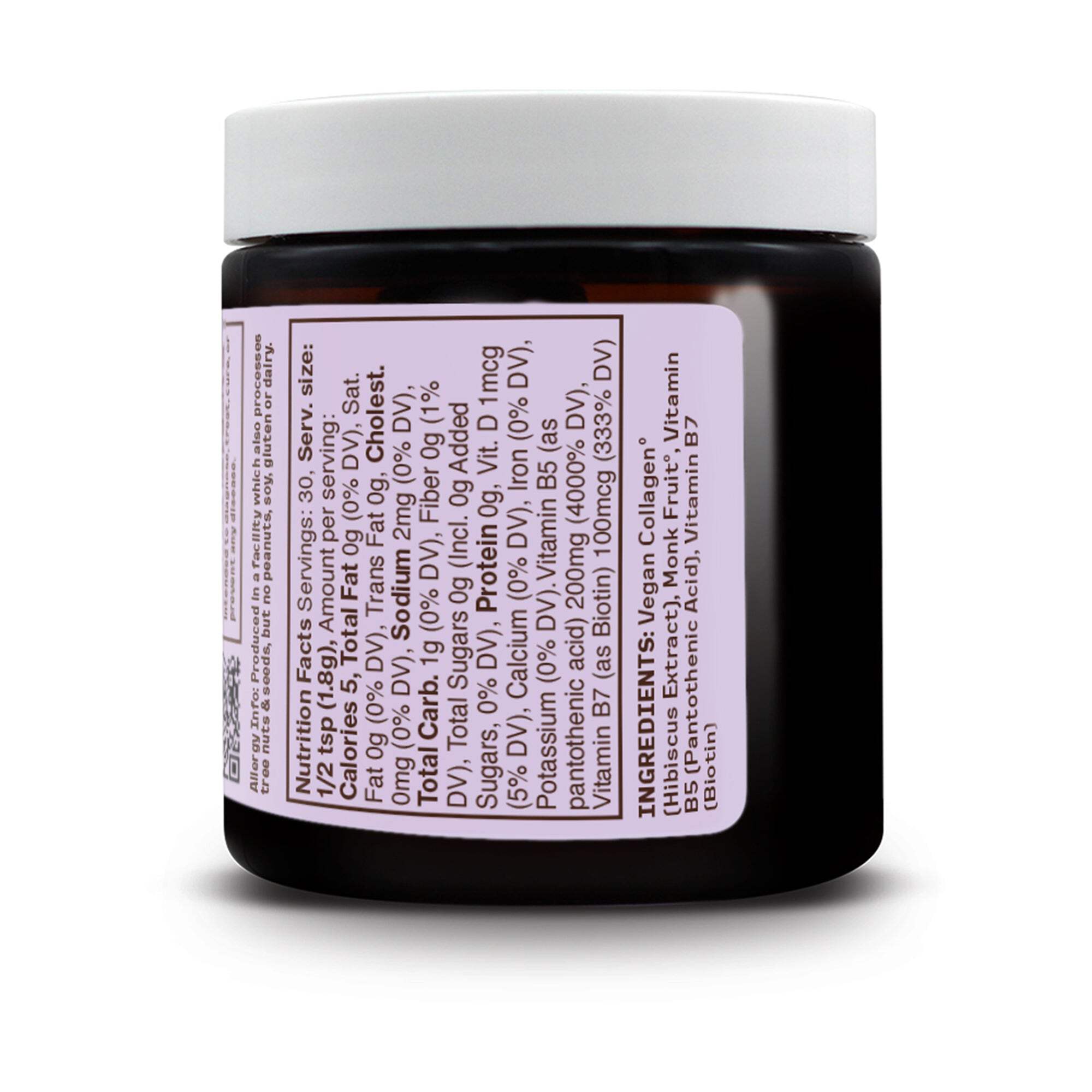 Veggimins True Vegan Collagen Vitamin A, Biotin, and B5