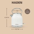 thumbnail image 4 of Hervidor Eléctrico HADEN Heritage 1.7L Acero Inoxidable, 4 of 9